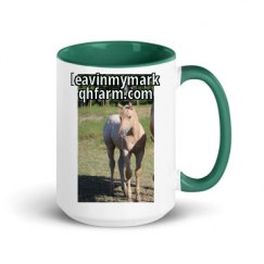 15oz Ceramic Mug with Color Inside