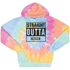 Unisex Tie-Dye Fleece Hoodie