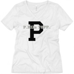 Ladies Relaxed Fit V-Neck Tee