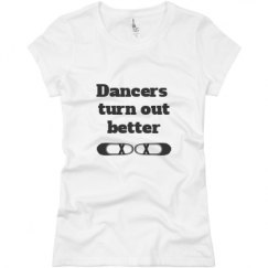 Ladies Slim Fit Basic Promo Jersey Tee