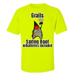 Unisex Ultra Cotton Safety Neon Crewneck Tee