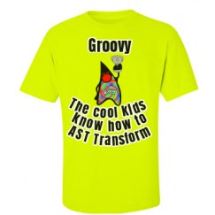 Unisex Ultra Cotton Safety Neon Crewneck Tee