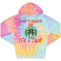 Unisex Tie-Dye Fleece Hoodie