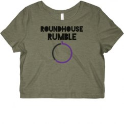 Ladies Slim Fit Crop Top Tee