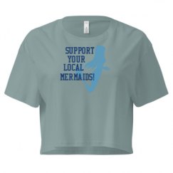 Ladies Festival Cali Crop Top Tee