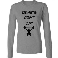 Ladies Relaxed Fit Basic Long Sleeve Tee