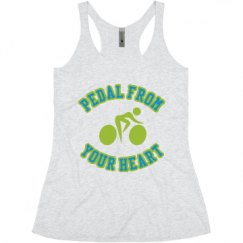 Ladies Slim Fit Super Soft Racerback Triblend Tank