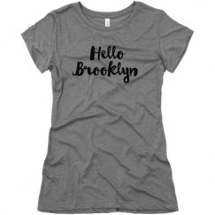 Ladies Slim Fit Super Soft Triblend Tee