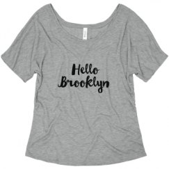 Ladies Flowy Slouchy Tee