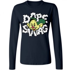 Ladies Relaxed Fit Basic Long Sleeve Tee