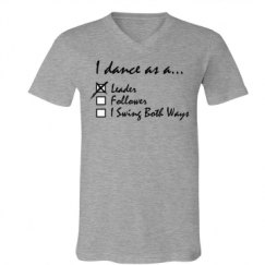 Unisex V-Neck Jersey Tee