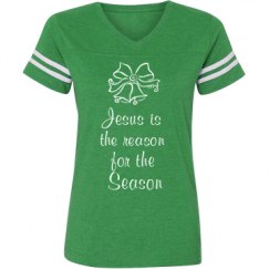 Ladies Relaxed Fit Vintage Sports Tee