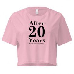 Ladies Festival Cali Crop Top Tee