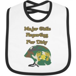 Infant Contrast Trim Bib