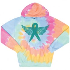 Unisex Tie-Dye Fleece Hoodie