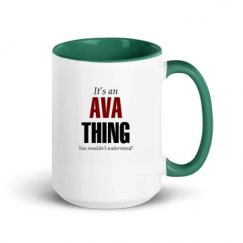 15oz Ceramic Mug with Color Inside