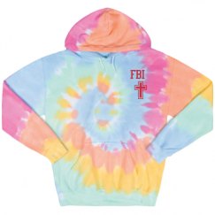 Unisex Tie-Dye Fleece Hoodie