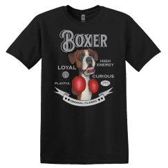 Boxer Dog Funny Boxer wearing boxing gloves