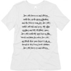 Ladies Relaxed Fit Super Soft Triblend Tee