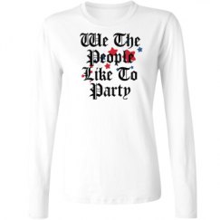 Ladies Relaxed Fit Basic Long Sleeve Tee