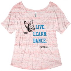 Ladies Flowy Slouchy Tee