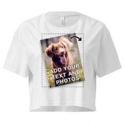 Ladies Festival Cali Crop Top Tee