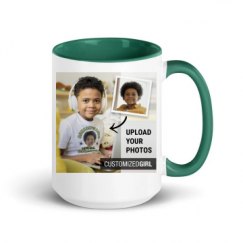 15oz Ceramic Mug with Color Inside