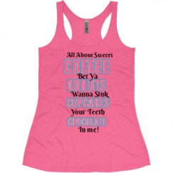 Ladies Slim Fit Super Soft Racerback Triblend Tank