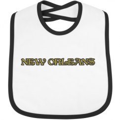 Infant Contrast Trim Bib