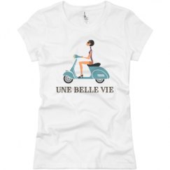 Ladies Slim Fit Basic Promo Jersey Tee