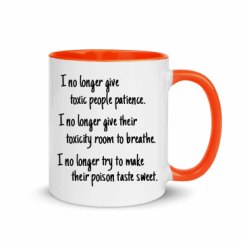 11oz Ceramic Mug with Color Inside