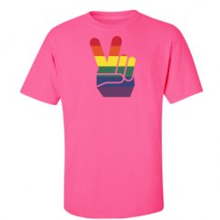 Unisex Ultra Cotton Safety Neon Crewneck Tee