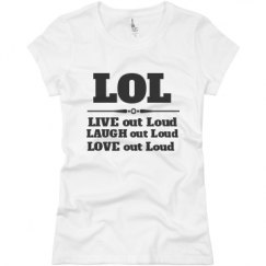 Ladies Slim Fit Basic Promo Jersey Tee