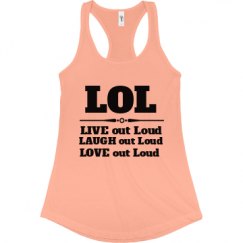 Ladies Slim Fit Racerback Tank Top