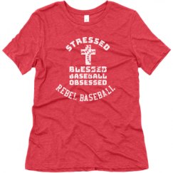 Ladies Relaxed Fit Super Soft Triblend Tee