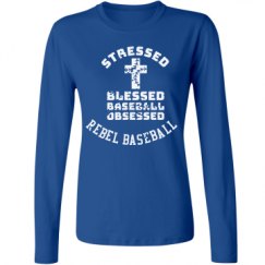 Ladies Relaxed Fit Basic Long Sleeve Tee