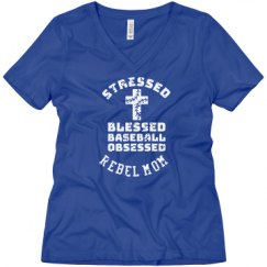 Ladies Relaxed Fit V-Neck Tee