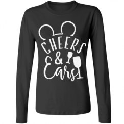 Ladies Relaxed Fit Basic Long Sleeve Tee