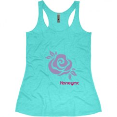 Ladies Slim Fit Super Soft Racerback Triblend Tank