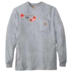 Unisex Carhartt Pocket Long Sleeve Tee