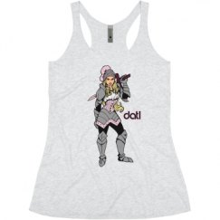 Ladies Slim Fit Super Soft Racerback Triblend Tank