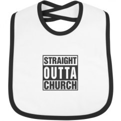 Infant Contrast Trim Bib