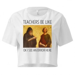 Ladies Festival Cali Crop Top Tee