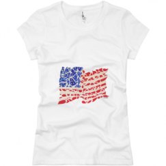 Ladies Slim Fit Basic Promo Jersey Tee