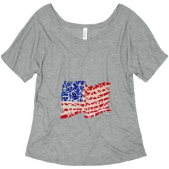 Ladies Flowy Slouchy Tee