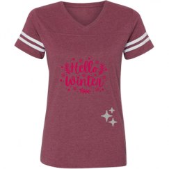 Ladies Relaxed Fit Vintage Sports Tee