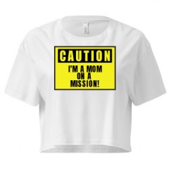 Ladies Festival Cali Crop Top Tee