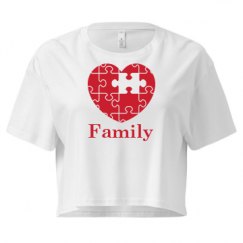 Ladies Festival Cali Crop Top Tee