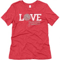 Ladies Relaxed Fit Super Soft Triblend Tee