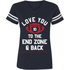 Ladies Relaxed Fit Vintage Sports Tee